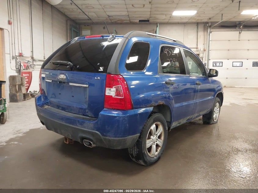 2009 Kia Sportage VIN KNDJF724997574290 IAAI salvage auction — NORMAL WEAR, Original (Maine), sold $875 on 2026-07-06 (photo 4)