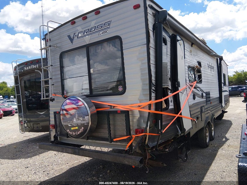2014 Forest river V cross VIN 4X4TVCE22EX001170 IAAI salvage auction — ROLLOVER, Salvage (Ohio), sold $100 on 2026-07-14 (photo 4)