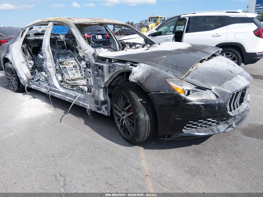 2018 Maserati Granturismo VIN ZAM56YRA6J1270971 IAAI salvage auction — Burn Interior, Non-Repairable (California), sold $450 on 2026-07-16 (photo 1)
