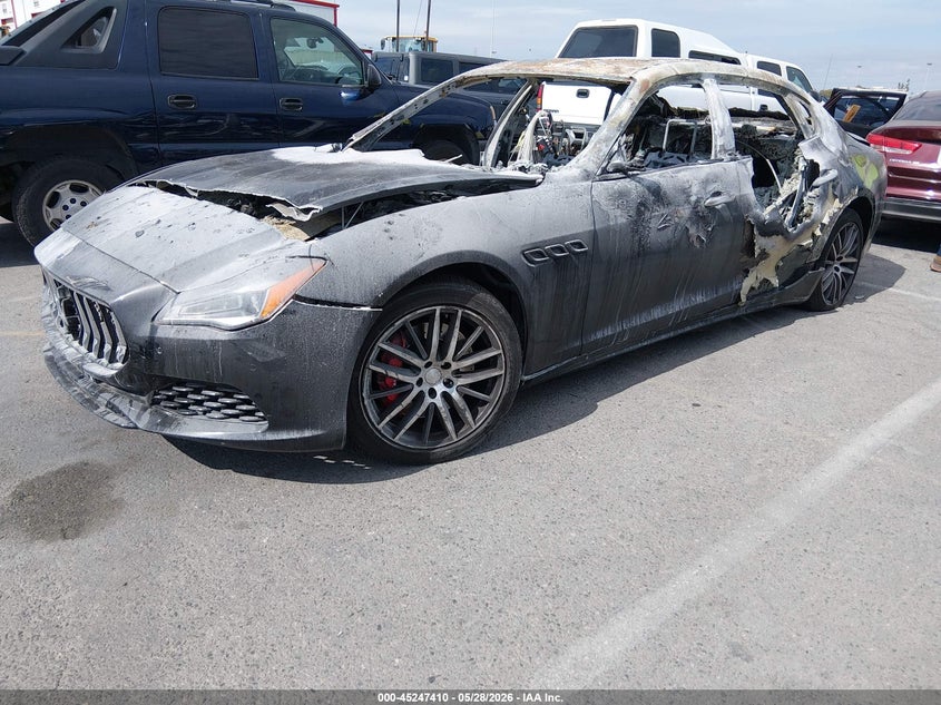 2018 Maserati Granturismo VIN ZAM56YRA6J1270971 IAAI salvage auction — Burn Interior, Non-Repairable (California), sold $450 on 2026-07-16 (photo 2)
