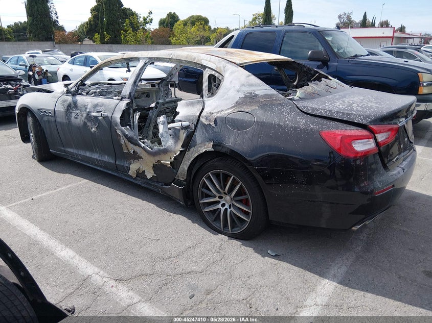 2018 Maserati Granturismo VIN ZAM56YRA6J1270971 IAAI salvage auction — Burn Interior, Non-Repairable (California), sold $450 on 2026-07-16 (photo 3)