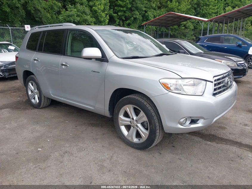 2008 Toyota Highlander VIN JTEES42A782086237 IAAI salvage auction — NORMAL WEAR, Clear (Maryland), sold $4,050 on 2026-07-28 (photo 1)