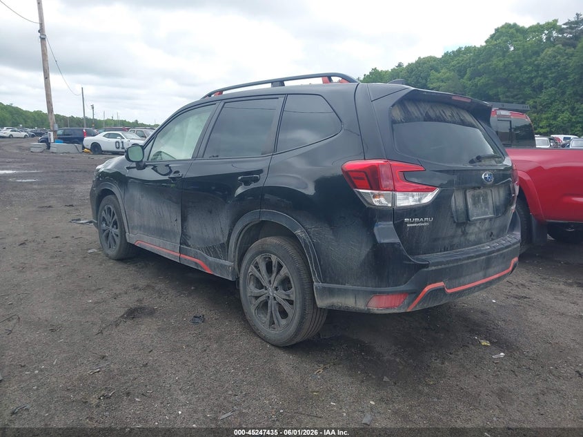 2021 Subaru Forester VIN JF2SKALC2MH438364 IAAI salvage auction — RIGHT FRONT, Salvage Title, sold $4,250 on 2026-07-17 (photo 3)