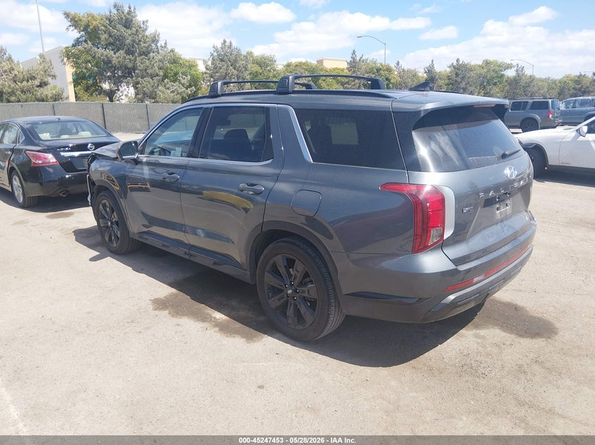 2025 Hyundai Palisade VIN KM8R34GE1SU850203 IAAI salvage auction — FRONT END, Salvage Title, sold $9,400 on 2026-07-29 (photo 3)