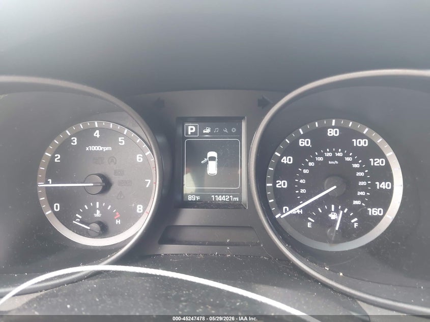 2017 Hyundai Santa fe VIN 5XYZUDLB8HG387919 IAAI salvage auction — FRONT END, Clear (Oklahoma), sold $2,250 on 2026-08-01 (photo 7)