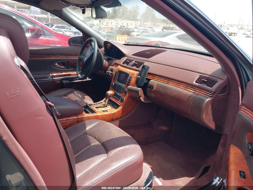 2004 Maybach 57 VIN WDBVF78J64A000495 IAAI salvage auction — FRONT & REAR, Salvage (California), sold $15,500 on 2026-07-22 (photo 5)