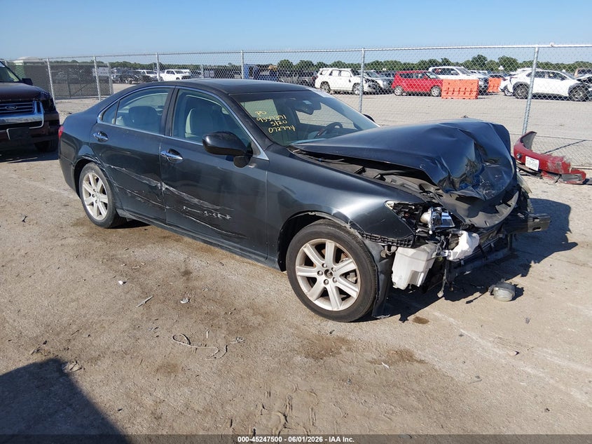2007 Lexus ES VIN JTHBJ46G272072994 IAAI salvage auction — FRONT END, Salvage (Texas), sold $975 on 2026-07-07 (photo 1)
