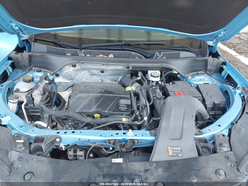 2025 Chevrolet Trax VIN KL77LKEP3SC050199 IAAI salvage auction — RIGHT FRONT, Salvage Title, sold $7,300 on 2026-07-27 (photo 9)