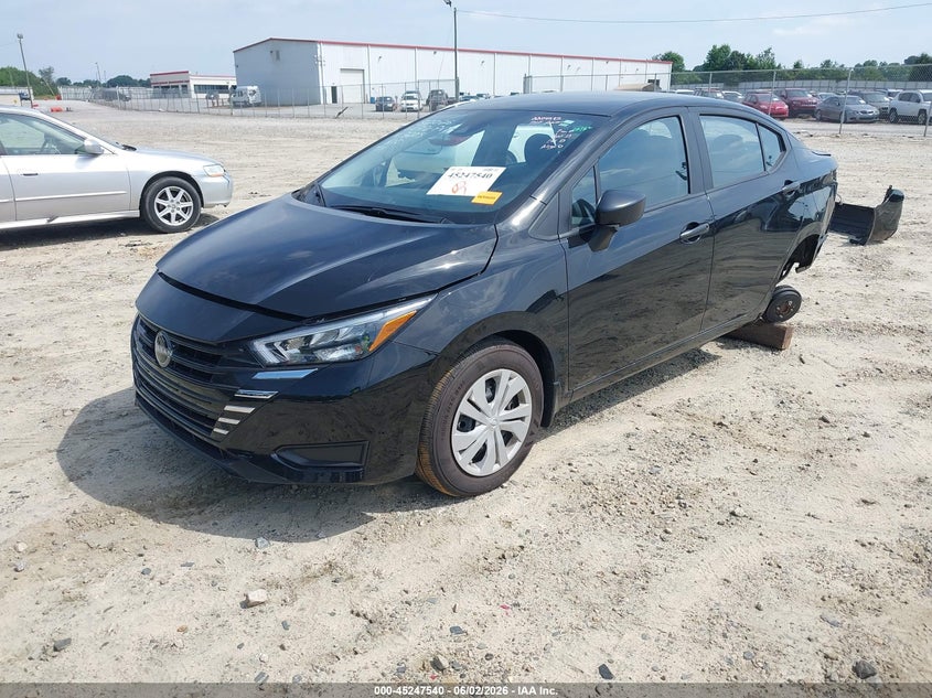 2025 Nissan Versa VIN 3N1CN8DV1SL877205 IAAI salvage auction — LEFT REAR, Salvage Title, sold $3,650 on 2026-07-30 (photo 2)