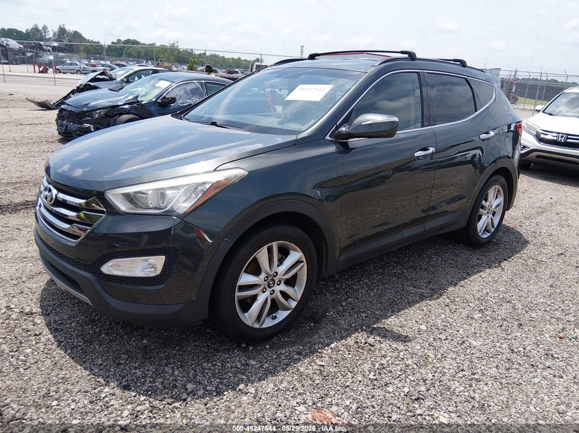 2013 Hyundai Santa fe VIN 5XYZU3LA0DG120396 IAAI salvage auction — RIGHT SIDE, Clear (South Carolina), sold $1,700 on 2026-07-29 (photo 2)