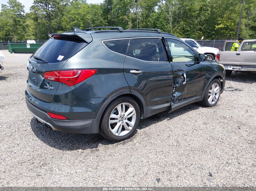 2013 Hyundai Santa fe VIN 5XYZU3LA0DG120396 IAAI salvage auction — RIGHT SIDE, Clear (South Carolina), sold $1,700 on 2026-07-29 (photo 4)
