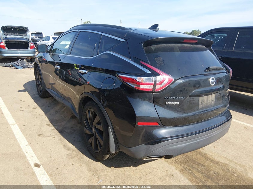 2018 Nissan Murano VIN 5N1AZ2MG0JN149599 IAAI salvage auction — FRONT END, Salvage Title, sold $1,550 on 2026-07-25 (photo 3)