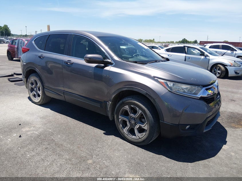2019 Honda Cr-v VIN 7FARW2H50KE005855 IAAI salvage auction — LEFT SIDE, Salvage Title, sold $7,500 on 2026-07-14 (photo 1)