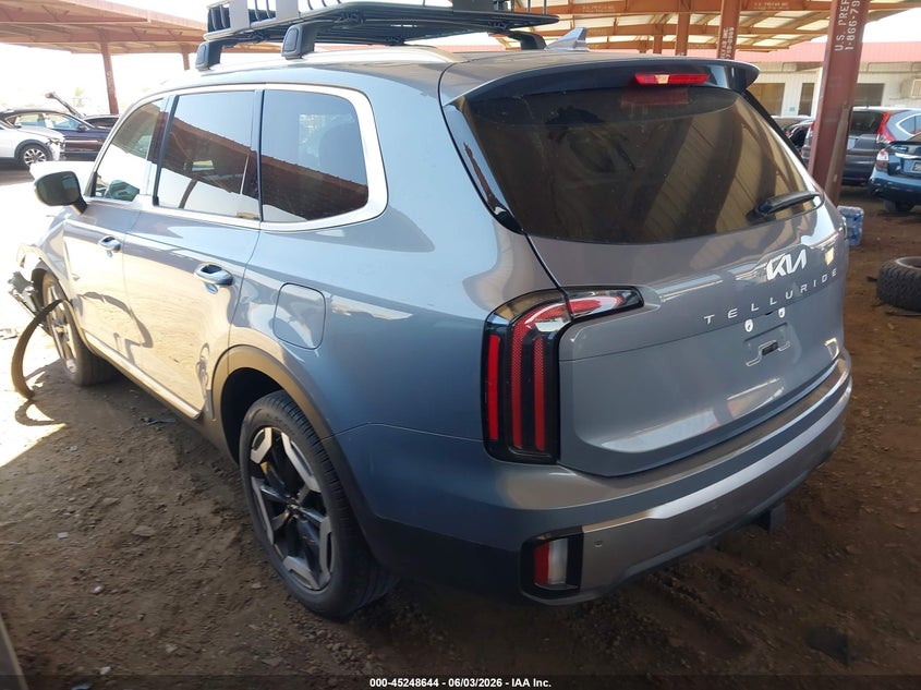 2025 Kia Telluride VIN 5XYP34GC1SG645041 IAAI salvage auction — FRONT END, Salvage Title, sold $10,700 on 2026-07-28 (photo 3)