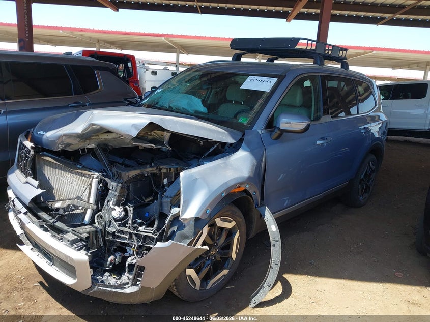 2025 Kia Telluride VIN 5XYP34GC1SG645041 IAAI salvage auction — FRONT END, Salvage Title, sold $10,700 on 2026-07-28 (photo 6)