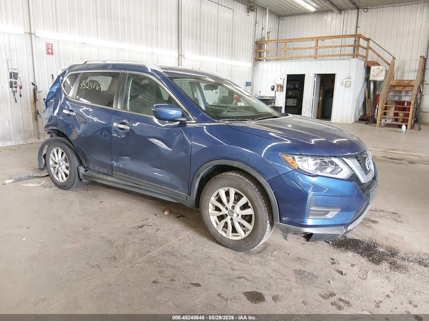 2017 Nissan Rogue VIN KNMAT2MV8HP557836 IAAI salvage auction — REAR END, Salvage (Minnesota), sold $1,375 on 2026-07-28 (photo 1)