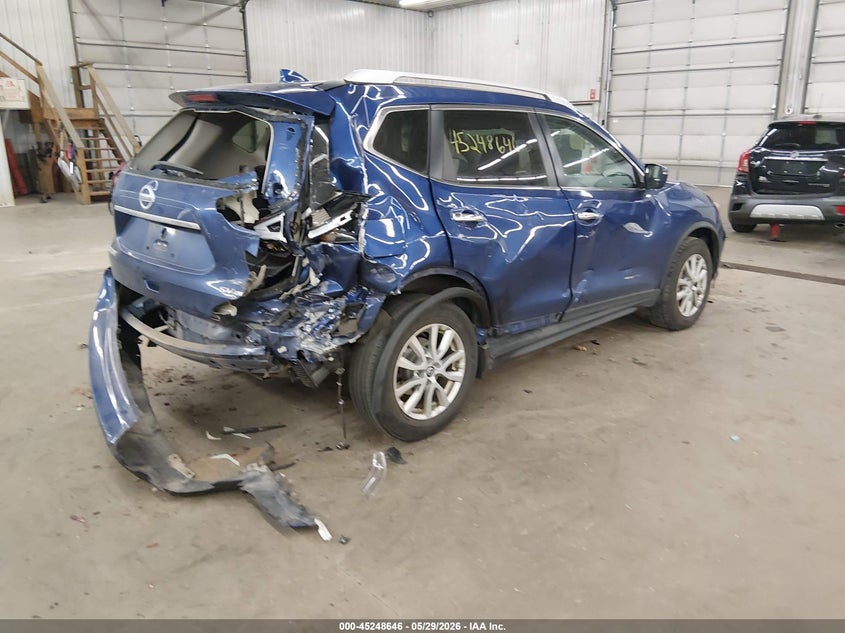 2017 Nissan Rogue VIN KNMAT2MV8HP557836 IAAI salvage auction — REAR END, Salvage (Minnesota), sold $1,375 on 2026-07-28 (photo 4)
