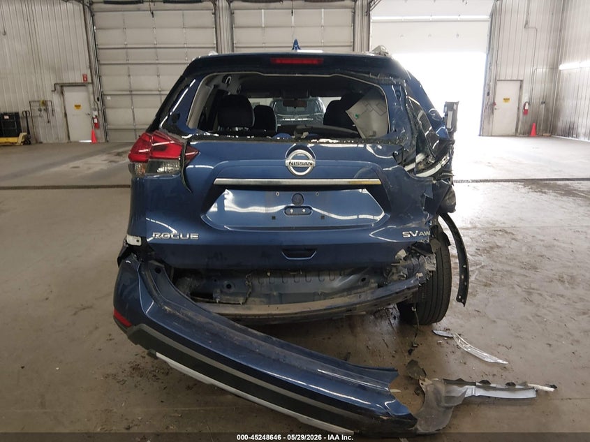 2017 Nissan Rogue VIN KNMAT2MV8HP557836 IAAI salvage auction — REAR END, Salvage (Minnesota), sold $1,375 on 2026-07-28 (photo 6)