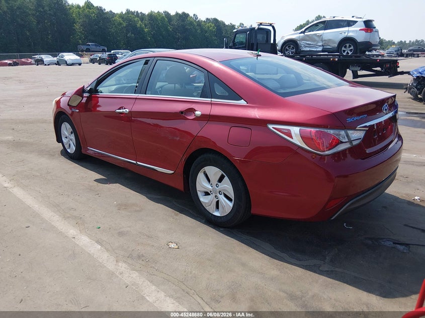 2014 Hyundai Sonata VIN KMHEC4A40EA117774 IAAI salvage auction — LEFT SIDE, Salvage Title, sold $1,300 on 2026-07-15 (photo 3)