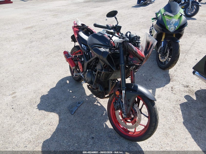 2025 Yamaha VIN MH3RH28E7SK001683 IAAI salvage auction — THEFT, Salvage (Texas), sold $525 on 2026-07-28 (photo 1)