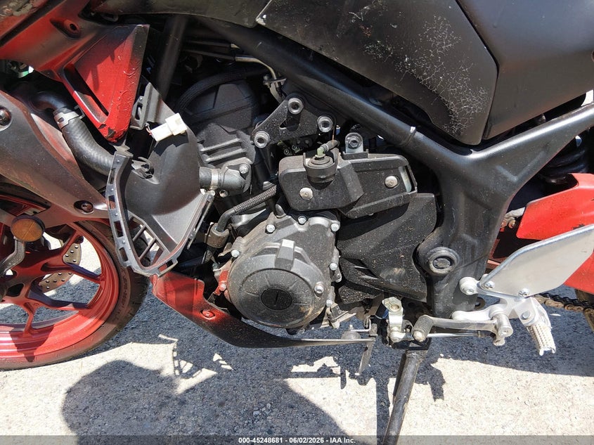 2025 Yamaha VIN MH3RH28E7SK001683 IAAI salvage auction — THEFT, Salvage (Texas), sold $525 on 2026-07-28 (photo 9)