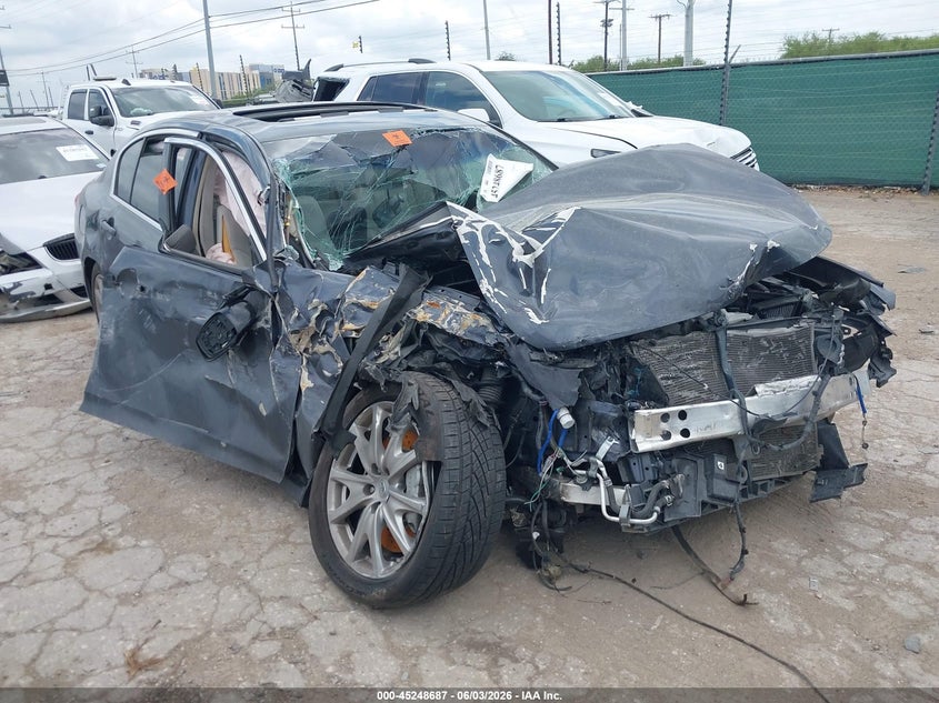 2012 Infiniti G VIN JN1CV6AP5CM934586 IAAI salvage auction — ALL OVER, Salvage Title, sold $325 on 2026-07-06 (photo 1)