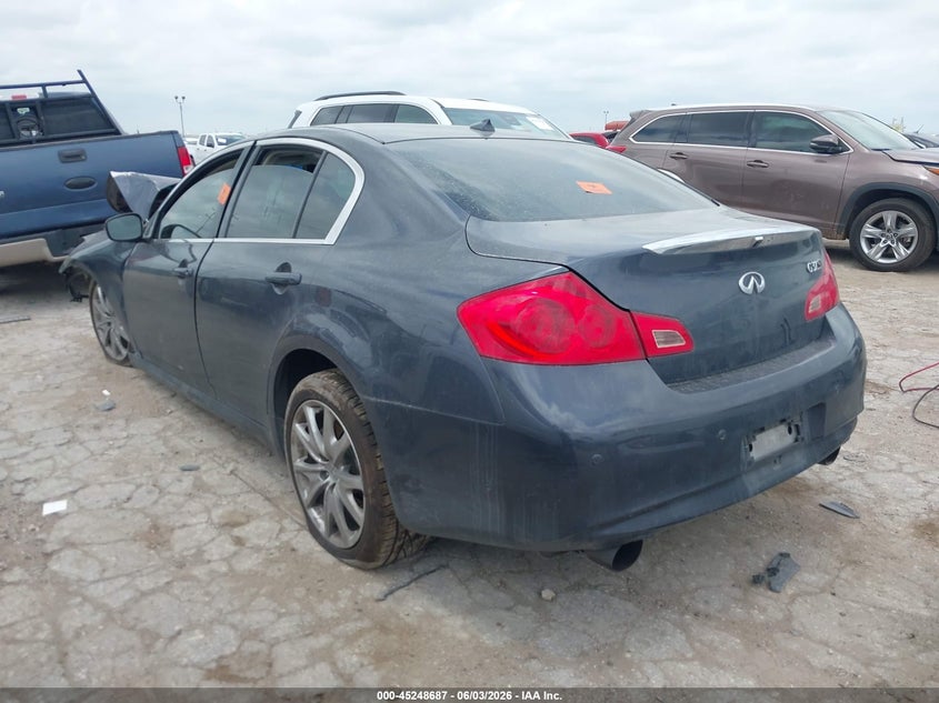 2012 Infiniti G VIN JN1CV6AP5CM934586 IAAI salvage auction — ALL OVER, Salvage Title, sold $325 on 2026-07-06 (photo 3)