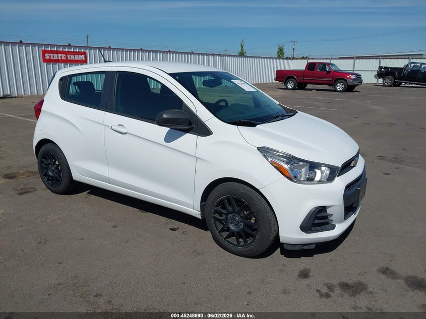 2016 Chevrolet Spark VIN KL8CA6SA5GC620296 IAAI salvage auction — LEFT SIDE, Salvage (Oregon), sold $1,300 on 2026-07-07 (photo 1)