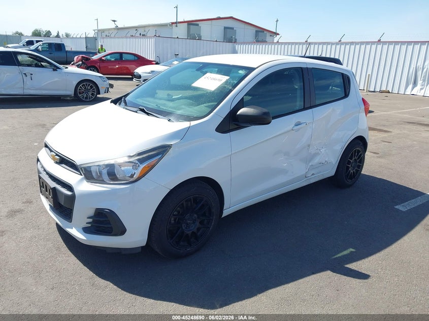 2016 Chevrolet Spark VIN KL8CA6SA5GC620296 IAAI salvage auction — LEFT SIDE, Salvage (Oregon), sold $1,300 on 2026-07-07 (photo 2)