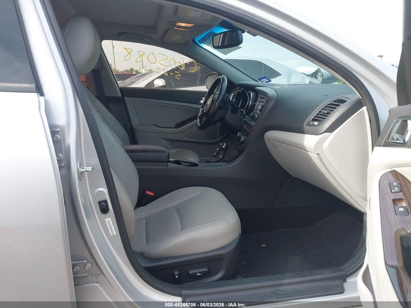 2014 Kia Optima VIN 5XXGN4A77EG342781 IAAI salvage auction — FRONT END, Salvage Title, sold $1,300 on 2026-07-10 (photo 5)