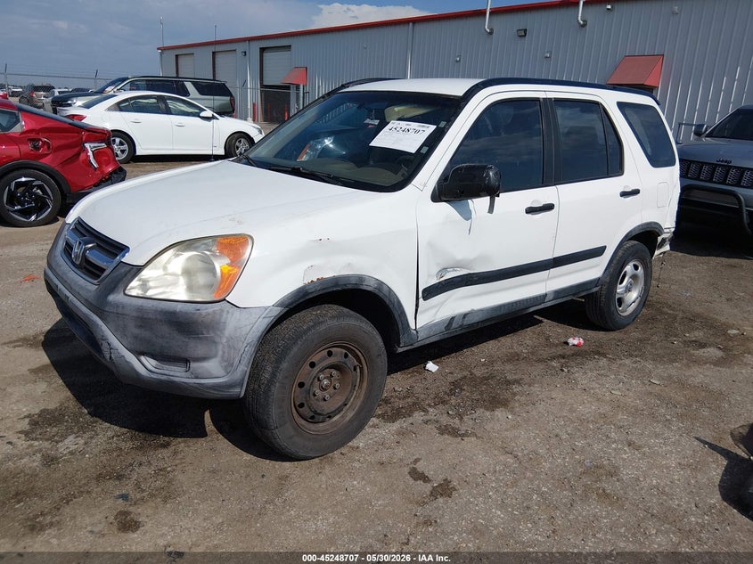 2002 Honda Cr-v VIN JHLRD68422C000205 IAAI salvage auction — LEFT REAR, Salvage (Kansas), sold $375 on 2026-07-17 (photo 2)
