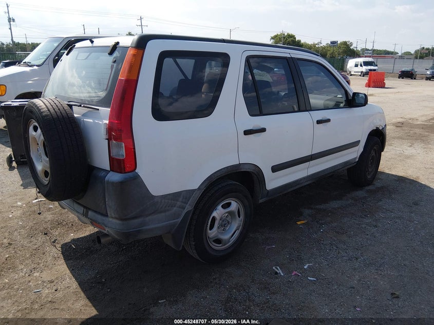 2002 Honda Cr-v VIN JHLRD68422C000205 IAAI salvage auction — LEFT REAR, Salvage (Kansas), sold $375 on 2026-07-17 (photo 4)
