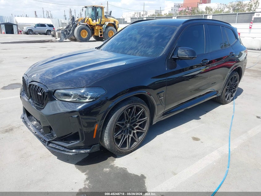 2023 BMW X3 m VIN 5YM13EC08P9R90428 IAAI salvage auction — REAR END, Clear - Dealer Only (California), sold $29,900 on 2026-07-08 (photo 2)
