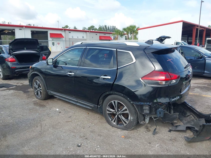 2018 Nissan Rogue VIN JN8AT2MT4JW462866 IAAI salvage auction — REAR END, Salvage Title, sold $375 on 2026-07-13 (photo 3)