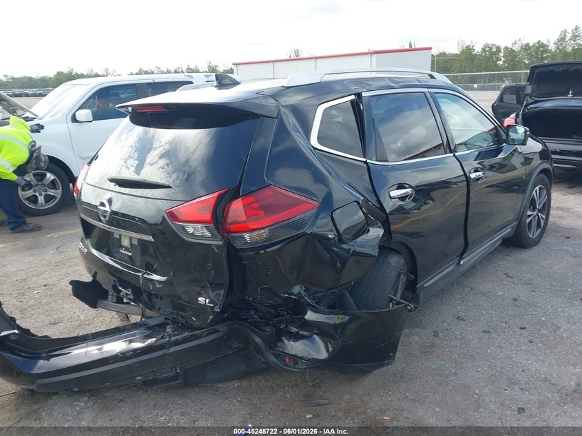 2018 Nissan Rogue VIN JN8AT2MT4JW462866 IAAI salvage auction — REAR END, Salvage Title, sold $375 on 2026-07-13 (photo 6)