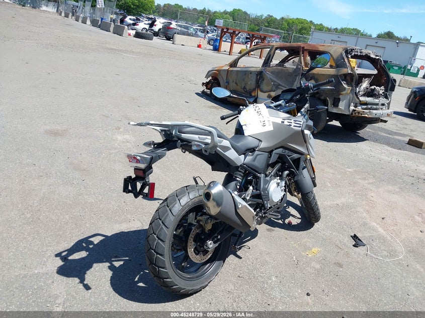 2020 BMW G 310 VIN WB30G1201LR827380 IAAI salvage auction — THEFT, Salvage Title, sold $1,100 on 2026-07-07 (photo 4)
