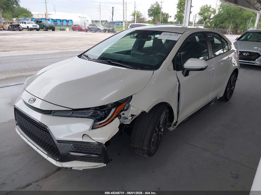 2020 Toyota Corolla VIN 5YFS4RCE6LP053000 IAAI salvage auction — LEFT FRONT, Salvage Title, sold $5,750 on 2026-07-08 (photo 2)