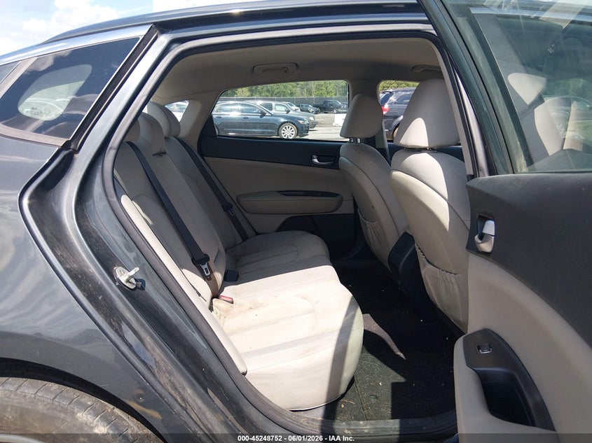2016 Kia Optima VIN KNAGT4L37G5083908 IAAI salvage auction — LEFT SIDE, Salvage Title, sold $825 on 2026-07-15 (photo 8)