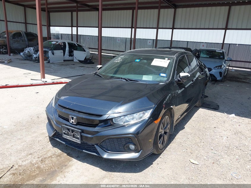 2018 Honda Civic VIN SHHFK7H52JU233845 IAAI salvage auction — REAR END, Salvage Title, sold $1,750 on 2026-07-21 (photo 2)