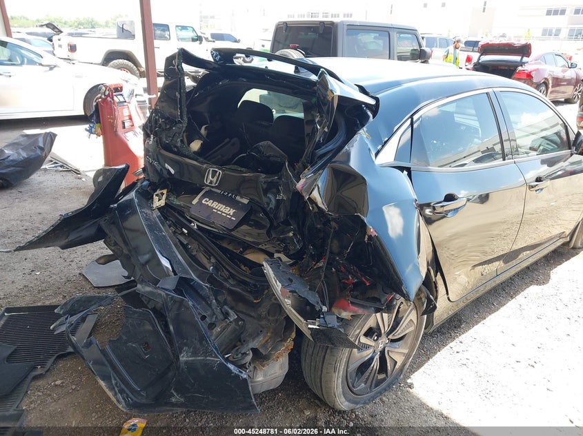 2018 Honda Civic VIN SHHFK7H52JU233845 IAAI salvage auction — REAR END, Salvage Title, sold $1,750 on 2026-07-21 (photo 6)