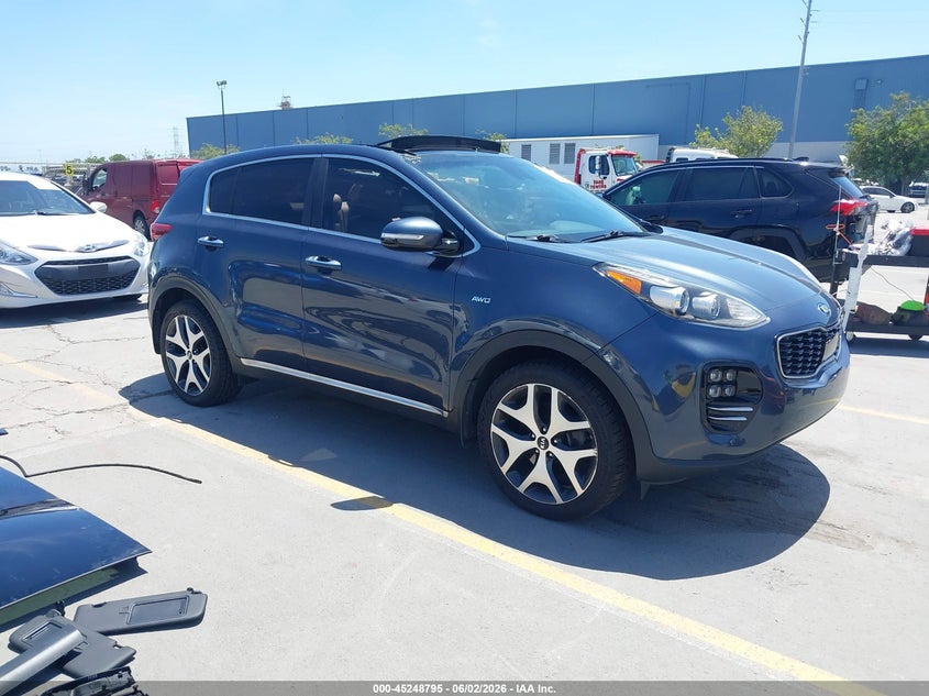 2017 Kia Sportage VIN KNDPRCA64H7171040 IAAI salvage auction — ROOF, Salvage (Colorado), sold $1,900 on 2026-07-27 (photo 1)