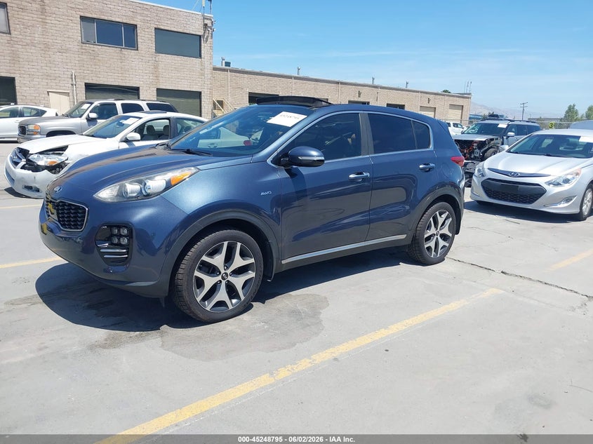 2017 Kia Sportage VIN KNDPRCA64H7171040 IAAI salvage auction — ROOF, Salvage (Colorado), sold $1,900 on 2026-07-27 (photo 2)