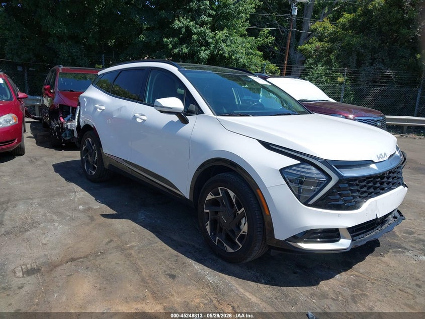 2024 Kia Sportage VIN 5XYK5CDF1RG229045 IAAI salvage auction — FRONT & REAR, Salvage Title, sold $10,600 on 2026-07-31 (photo 1)