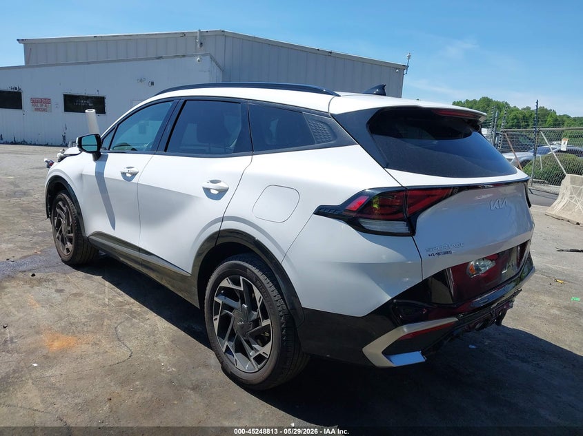 2024 Kia Sportage VIN 5XYK5CDF1RG229045 IAAI salvage auction — FRONT & REAR, Salvage Title, sold $10,600 on 2026-07-31 (photo 3)