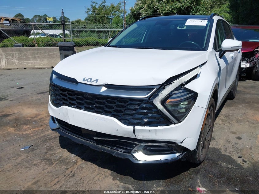 2024 Kia Sportage VIN 5XYK5CDF1RG229045 IAAI salvage auction — FRONT & REAR, Salvage Title, sold $10,600 on 2026-07-31 (photo 6)