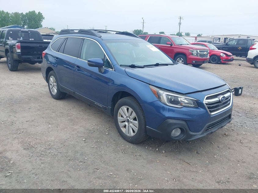 2019 Subaru Outback VIN 4S4BSAFC5K3350537 IAAI salvage auction — FRONT END, Salvage (North Carolina), sold $2,425 on 2026-07-18 (photo 1)
