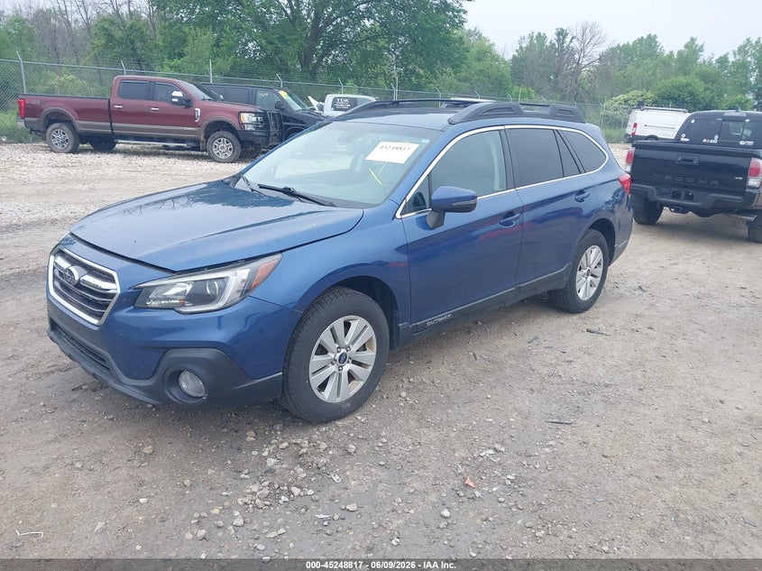 2019 Subaru Outback VIN 4S4BSAFC5K3350537 IAAI salvage auction — FRONT END, Salvage (North Carolina), sold $2,425 on 2026-07-18 (photo 2)