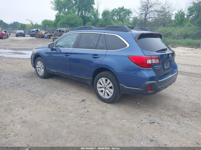 2019 Subaru Outback VIN 4S4BSAFC5K3350537 IAAI salvage auction — FRONT END, Salvage (North Carolina), sold $2,425 on 2026-07-18 (photo 3)