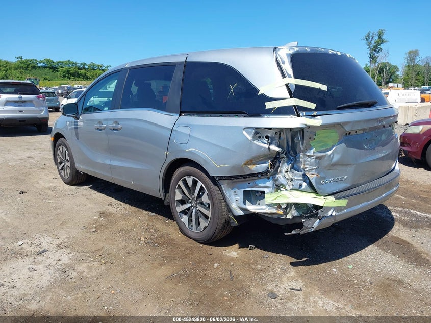 2026 Honda Odyssey VIN 5FNRL6H65TB053941 IAAI salvage auction — LEFT REAR, Salvage Title, sold $18,750 on 2026-09-03 (photo 3)