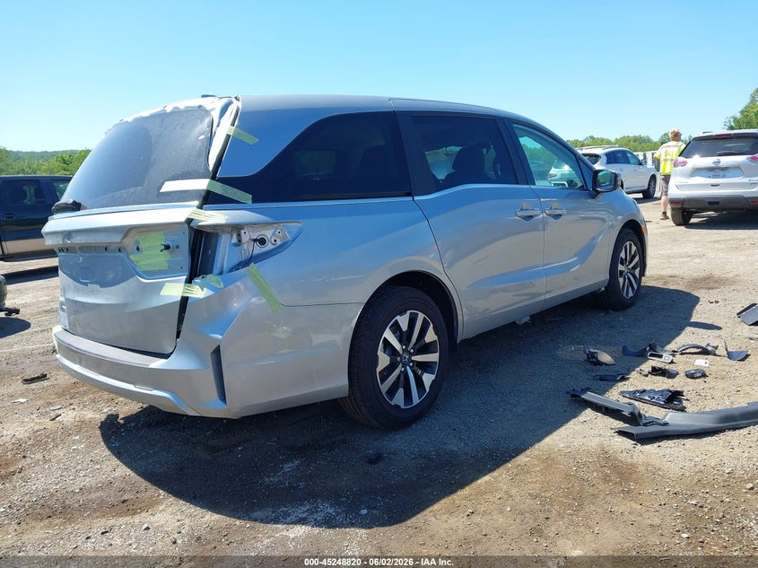 2026 Honda Odyssey VIN 5FNRL6H65TB053941 IAAI salvage auction — LEFT REAR, Salvage Title, sold $18,750 on 2026-09-03 (photo 4)